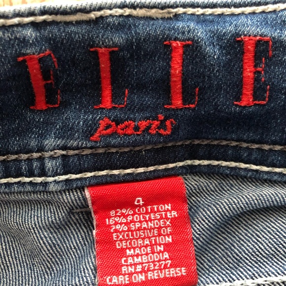 Elle Cropped Jeans Size 4 - Picture 3 of 6